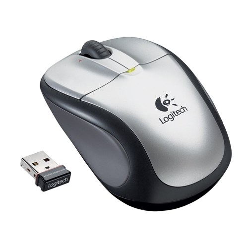Logitech M305 Wireless Mouse Nano Receiver Silver